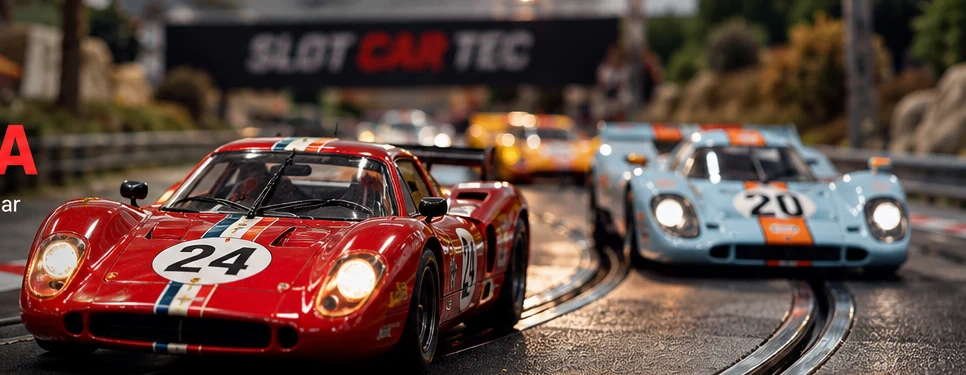 Slot car in pista